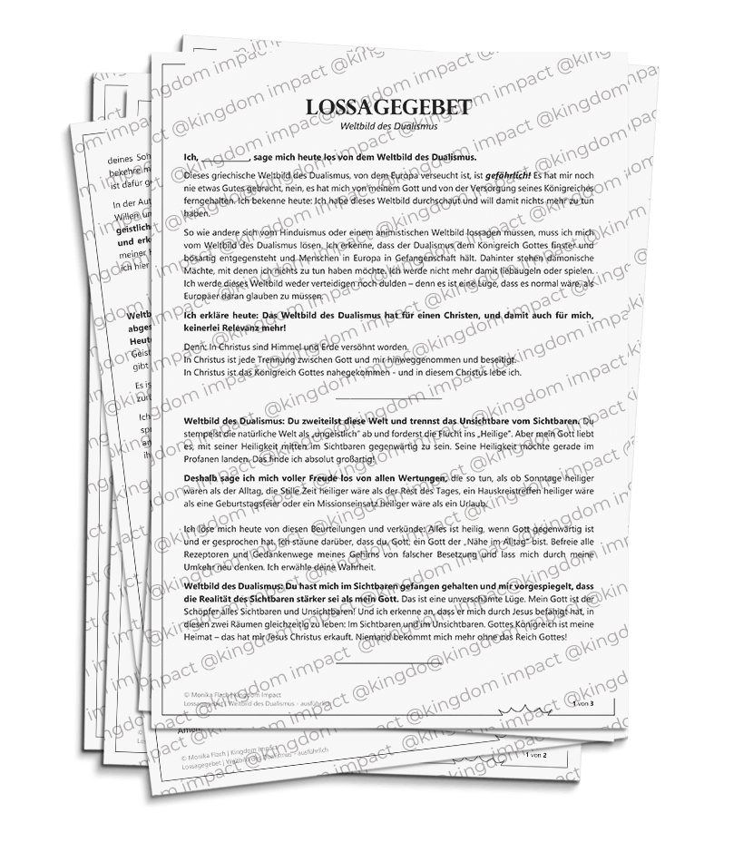 E08) Lossagegebete: Dualismus, Humanismus