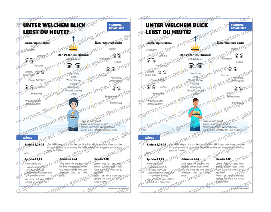 F12) Unter welchem Blick lebst du?