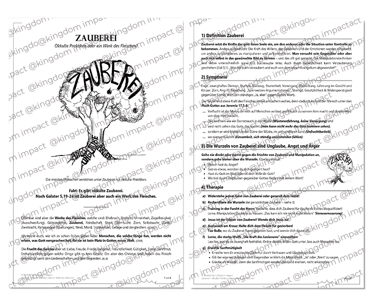 D14) Zauberei ist ein Werk des Fleisches