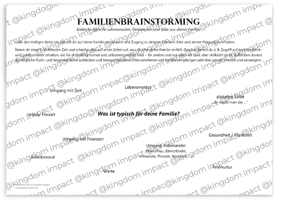 A02) Familienbrainstorming