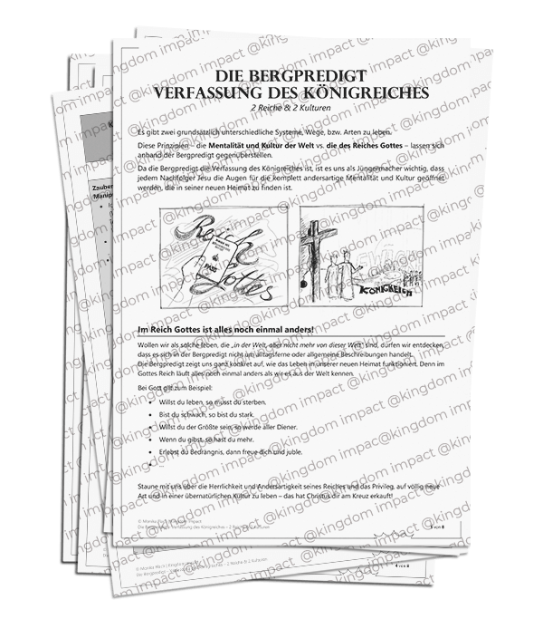 B11) Mentalität des Königreiches anhand der Bergpredigt