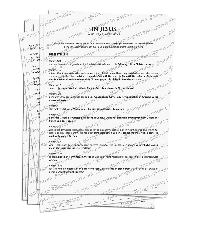 D06) In Jesus (Bibelstellen)
