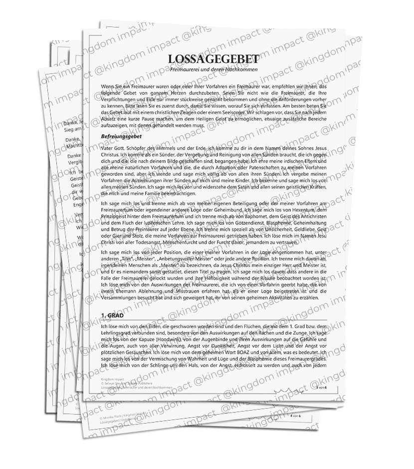 E12) Lossagegebete: Freimaurerei, Okkultismus