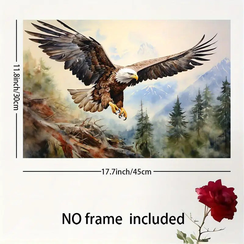 Greifadler im Sinkflug