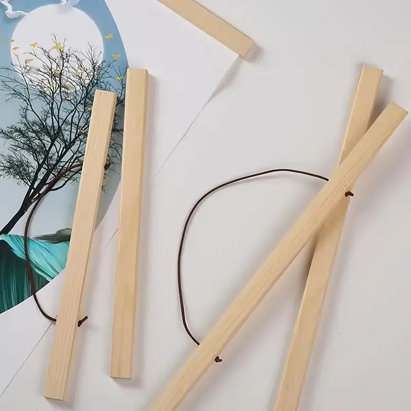 Bildhalterung mit Aufhängestange 30 cm Kiefer