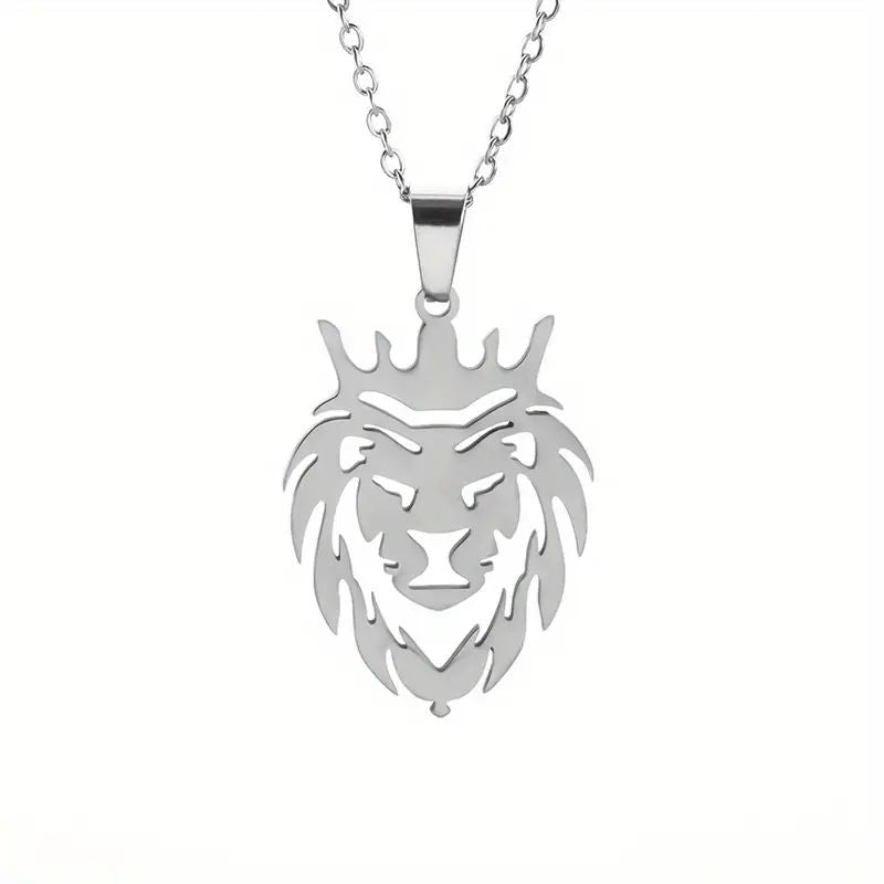 Löwenkopf mit Krone