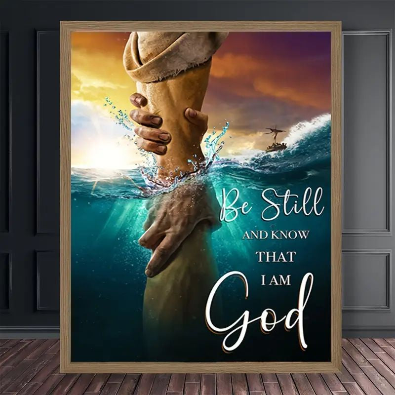 Be still an know that I am God