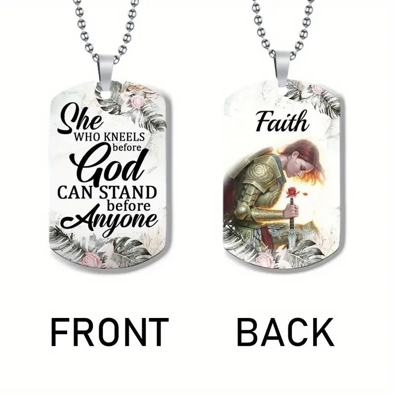 Faith - Inspirierender Acryl - Anhänger