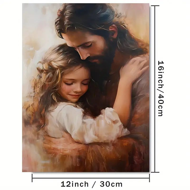 Jesus umarmt kleines Mädchen