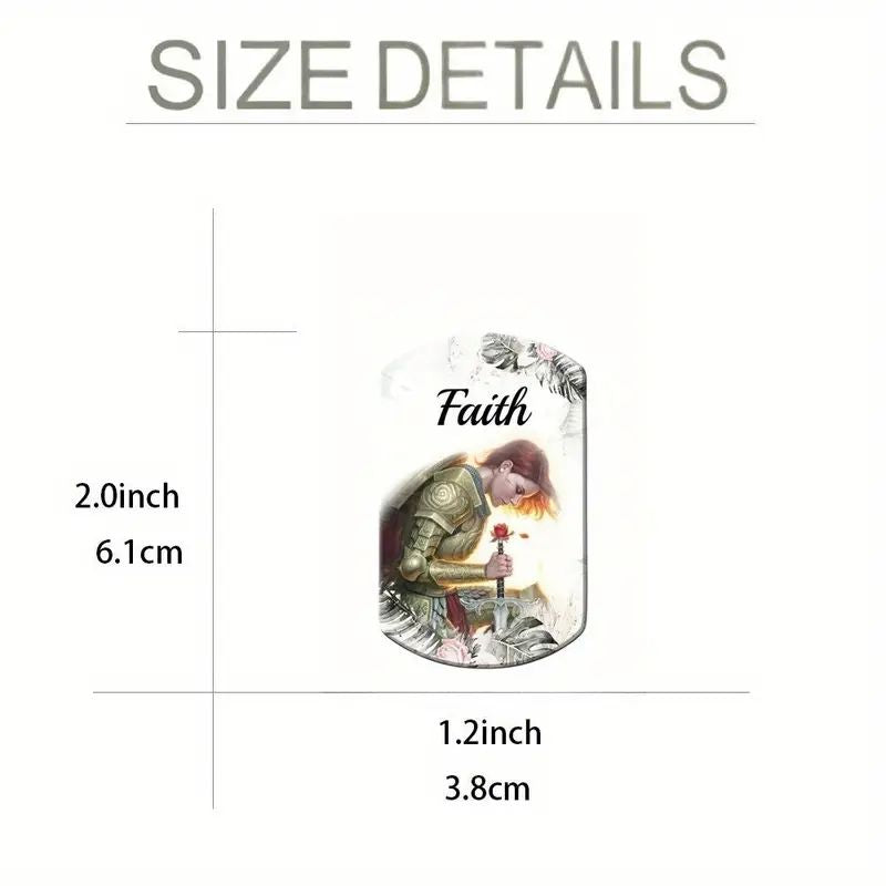 Faith - Inspirierender Acryl - Anhänger