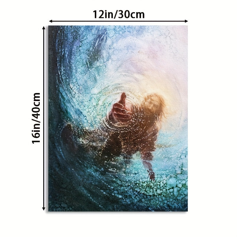 Jesus streckt Hand aus