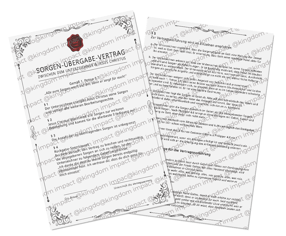 E14) Sorgen-Übergabe-Vertrag