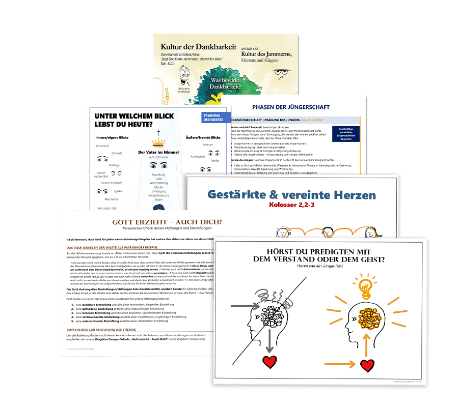 Themen-Set: Kategorie F – Jüngerschaft und gemeinsame Berufungen (laminiert)