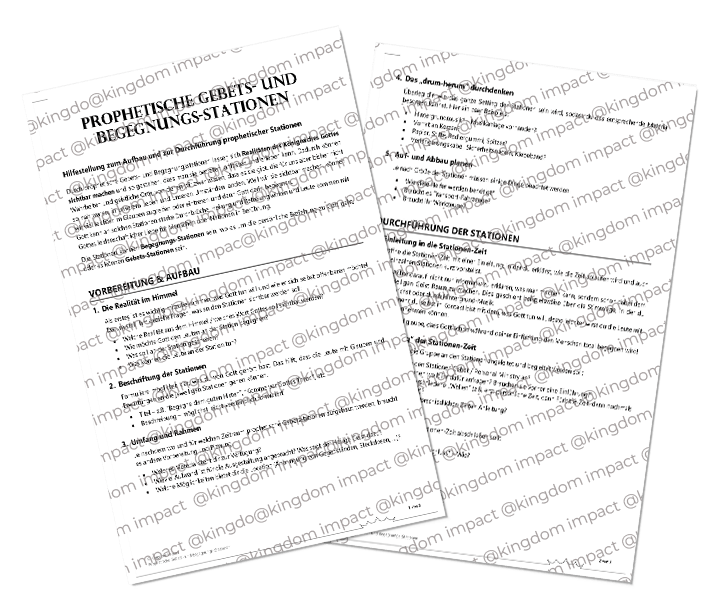 Prophetische Gebets- und Begegnungsstationen