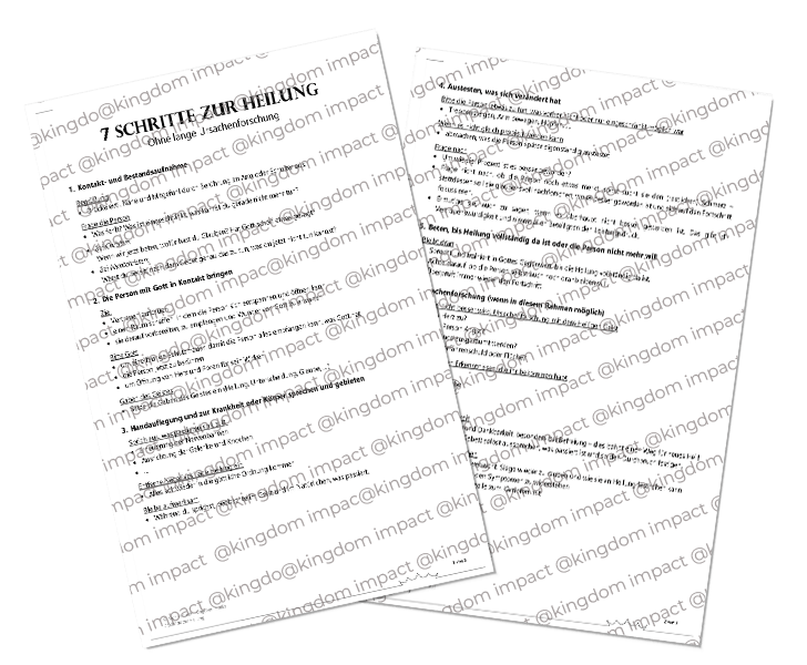 7 Schritte zur Heilung