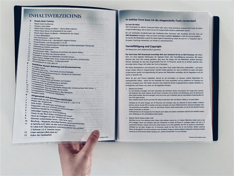 Ressourcen (Jüngerschaftsmappen)