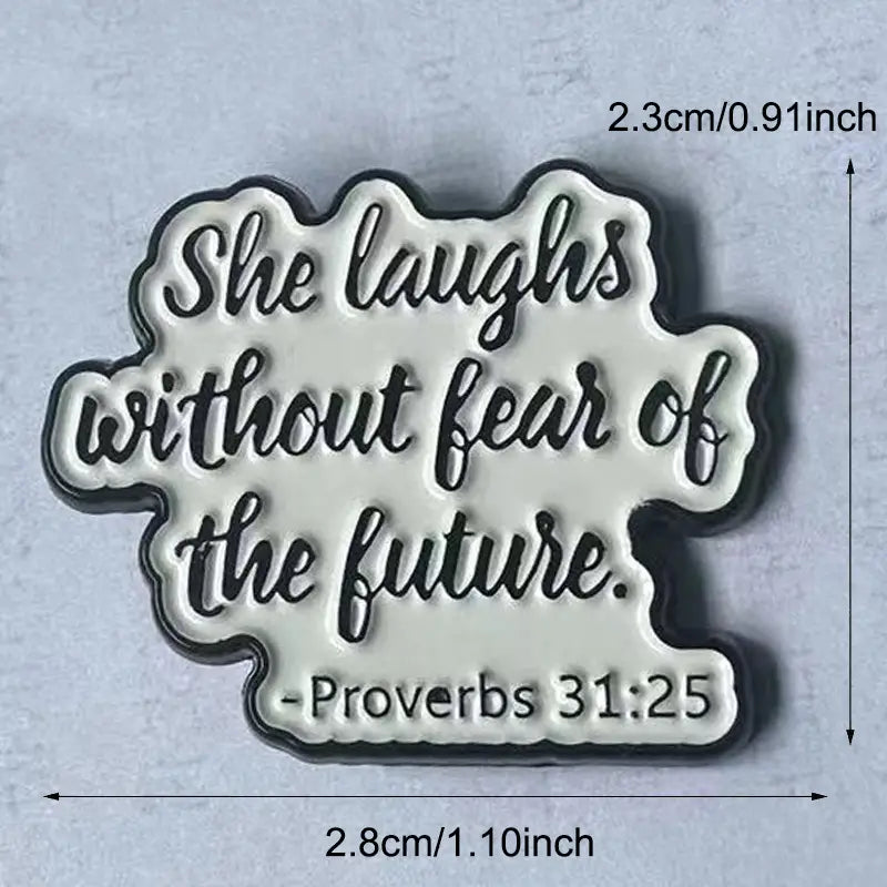 She laughs without fear of the future