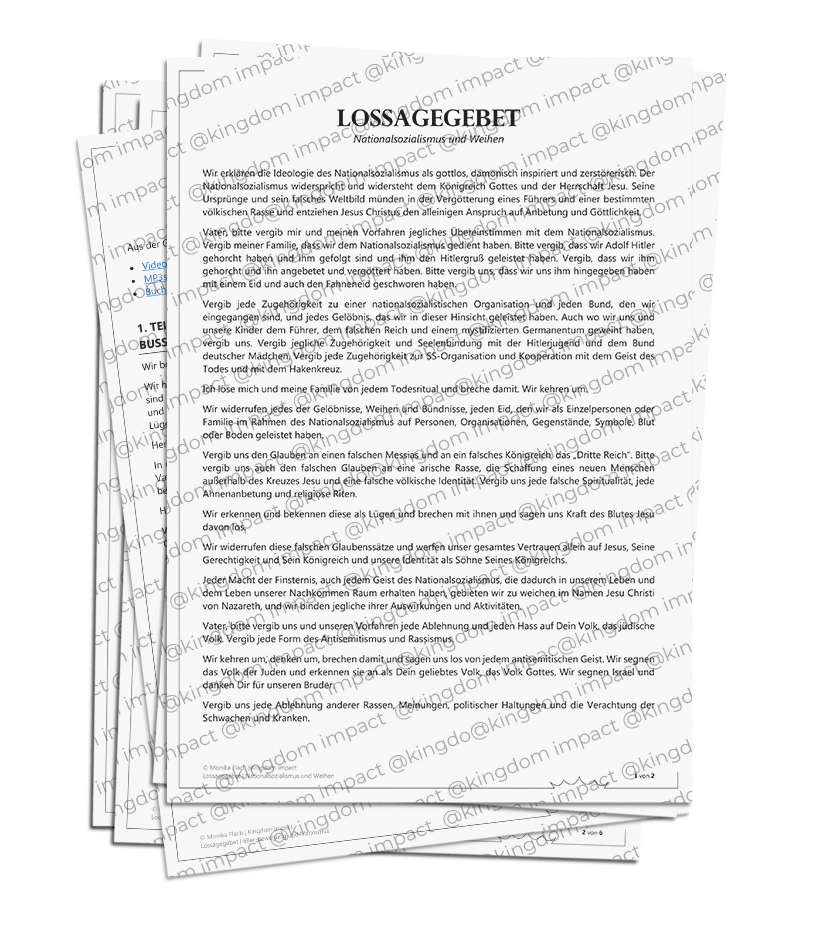 E11) Lossagegebete: Nationalsozialismus, 68er Bewegung