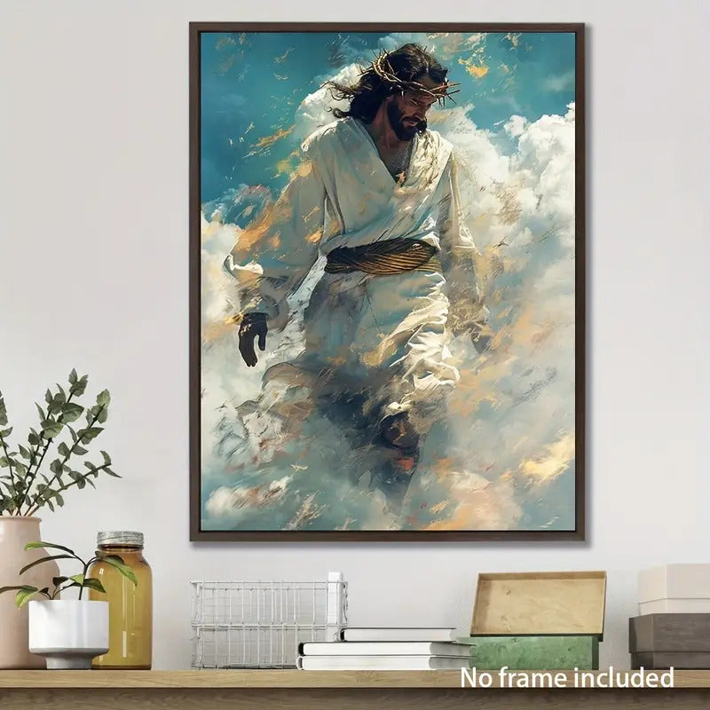 Jesus in den Wolken