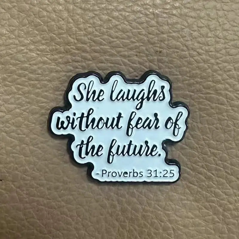 She laughs without fear of the future